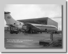 VC10 checks at Gatwick